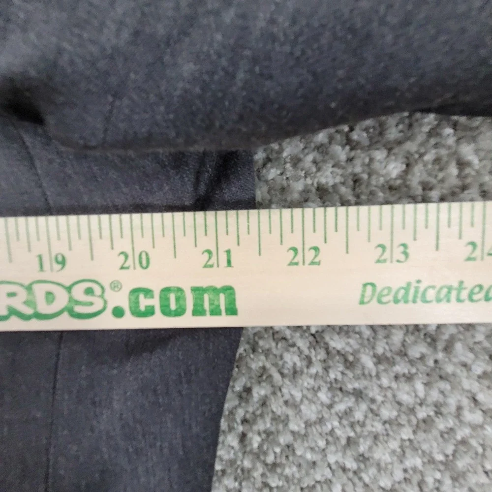 The Black Tux Mens 44R Charcoal‎ Gray Merino Wool Tollegno 1900 Blazer Jacket